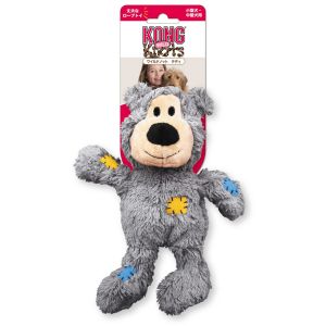 コング KONG コング ワイルドノット テディ Mサイズ グレイ 小 中型犬 犬 おもちゃ