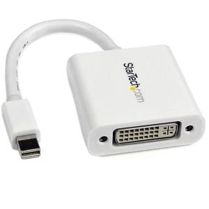 スターテックドットコム StarTech.com スターテック MDP2DVIW Mini DisplayPort-DVI変換アダプタ 白 スターテック