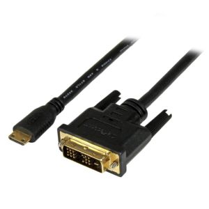 スターテックドットコム StarTech.com スターテック HDCDVIMM1M Mini HDMI - DVI-D変換ケーブル 1m