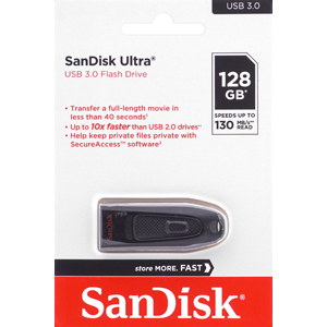 サンディスク SanDisk 海外パッケージ サンディスク USBメモリ 128GB SDCZ48-128G-U46 USB3.0対応