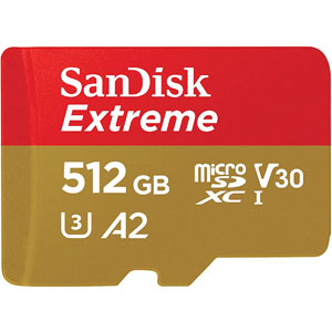 サンディスク SanDisk 海外パッケージ サンディスク マイクロSDXC 512GB SDSQXA1-512G-GN6MN A2 UHS-I U3 class10 microsdカード
