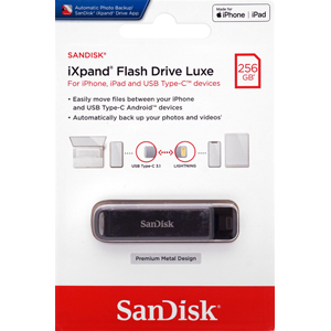 サンディスク SanDisk 海外パッケージ サンディスク USBメモリ lightning&TYPE-C 256GB SDIX70N-256G-GN6NE USB3.0対応