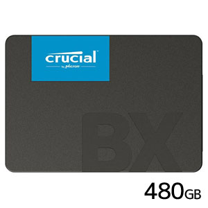 クルーシャル Crucial クルーシャル SSD 480GB BX500 CT480BX500SSD1 内蔵 2.5インチ 1年保証 crucial
