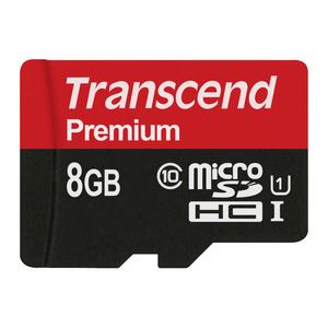 トランセンド Transcend トランセンド TS8GUSDCU1 マイクロSD microSDHCカード 8GB adapter U1 Transcend