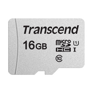 トランセンド Transcend microSDHC 16GB UHS-I アダプタなし TS16GUSD300S 読出し(最大)95 MB/s書込み(最大)45 MB/s