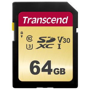 トランセンド Transcend トランセンド TS64GSDC500S SDカード 64GB UHS-I U3 MLC Transcend