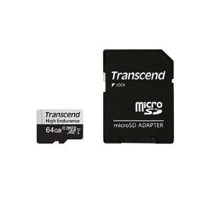 トランセンド Transcend microSDXC 64GB TS64GUSD350V64GB microSD w/ adapter U1 High Endurance