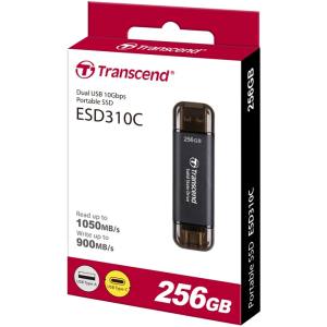 トランセンド Transcend Transcend TS256GESD310C 256GB External SSD ESD310C USB 10Gbps Type C/A | あきばお～ネット本店