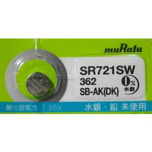 村田製作所 MURATA MURATA SR721SW 362 酸化銀電池 1個 村田製作所 ムラタ