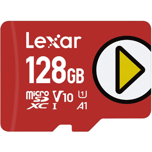 レキサー Lexar 海外リテール品 レキサー マイクロSDXC 128GB LMSPLAY128G-BNNNG Class10 UHS-1 U1 V30 A1 microsdカード