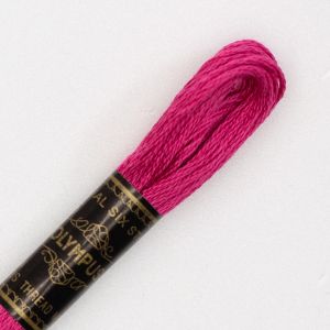 オリムパス オリムパス 刺しゅう糸 刺繍糸 25番 6かせ 8mｘ6本 6束 カラー 128 ピンク 赤系