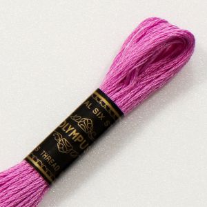 オリムパス オリムパス 刺しゅう糸 刺繍糸 25番 6かせ 8mｘ6本 6束 カラー 133 ピンク 赤系