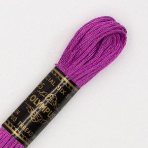 オリムパス オリムパス 刺しゅう糸 刺繍糸 25番 6かせ 8mｘ6本 6束 カラー 134 ピンク 赤系