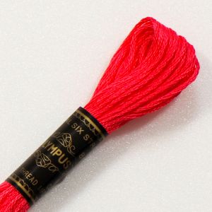 オリムパス オリムパス 刺しゅう糸 刺繍糸 25番 6かせ 8mｘ6本 6束 カラー 156 ピンク 赤系