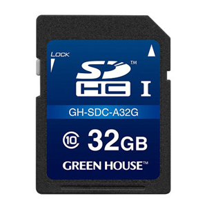 グリーンハウス GreenHouse グリーンハウス GH-SDC-A32G ドラレコ アクションカメラ向けSDHCカード 32GB