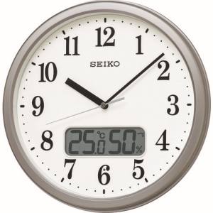 セイコー SEIKO セイコー KX244S 電波掛時計 "" 温度湿度表示付き
