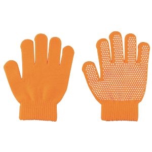 アーテック ArTec アーテック カラーのびのび 手袋 すべり止め付 蛍光オレンジ 14928