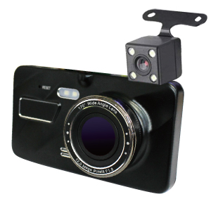 輸入特価アウトレット ドライブレコーダー 前後カメラ タッチパネル フルHD 1920×1080 ループ録画 事故 煽り対策