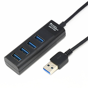 輸入特価アウトレット USB3.0対応 USBハブ 4ポート ブラック