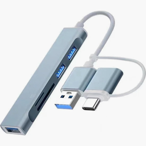 通販特価アウトレット TypeC USB マルチアダプター ハブ 5in1