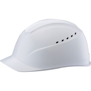 谷沢製作所 タニザワ 谷沢製作所 01230-JZ-W1-J エアライトS搭載ヘルメット アメリカンタイプ 溝付 通気孔付 帽体色:白