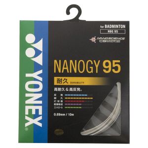 ヨネックス YONEX ヨネックス ナノジー95 0.69mm シルバーグレー NBG95 024 YONEX