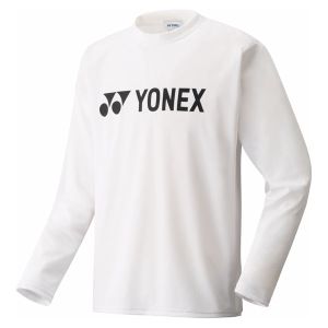 ヨネックス YONEX ヨネックス ロングスリーブ Tシャツ ユニセックス ホワイト Mサイズ 男女兼用 16158 YONEX