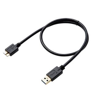 エレコム ELECOM エレコム DH-AMB3N05BK USB3.0ケーブル/A-microBタイプ/AV売場用/0.5m/ブラック