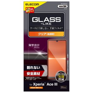 エレコム ELECOM エレコム PM-X223FLGL ガラスライクフィルム 薄型