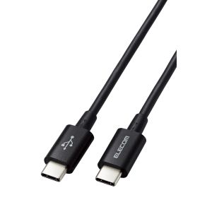 エレコム ELECOM エレコム MPA-CCYS03NBK USB Type-C to USB Type-Cケーブル USB Power Delivery対応 やわらか耐久 0.3m ブラック