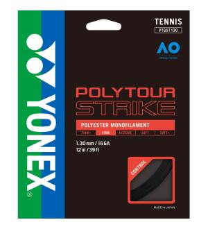 ヨネックス YONEX ヨネックス テニス ポリツアーストライク130 硬式テニス用ガット ストリングス PTGST130 クールブラック 730