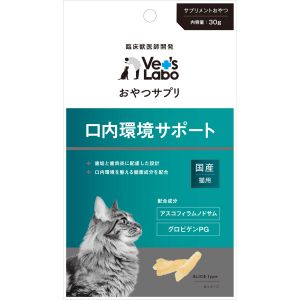 ジャパンペットコミュニケーションズ ジャパンペットコミュニケーションズ おやつサプリ 猫用 口内環境サポート 30g