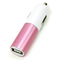 ルートアール iPad/iPhone4対応 CARソケット用USB電源 ケーブル付 RCG-C29PK(ピンク)