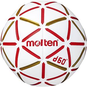 モルテン Molten モルテン ハンドボール 検定球 屋内用 ハンドボール0号球 d60 ホワイト×レッド H0D4000RW