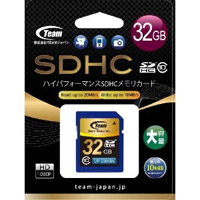 チーム Team チーム SDHC 32GB TG032G0SD28K Class10 SDカード