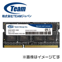 チーム(Team) 1.35V低電力モデル SO DIMM ノートPC用 DDR3-1600 PC3-12800 8GB TSD3L8G1600C11