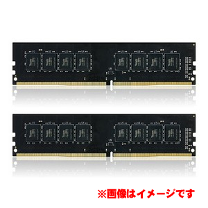 チーム Team DDR4-2400 PC4-19200 32GB 16GBx2枚 デスクトップ用 TED432GM2400C16DC01