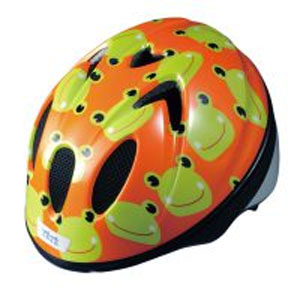 徳島双輪 TETE 徳島双輪 テテ スプラッシュハート Sサイズ 52～56cm カエル 子供用自転車ヘルメット