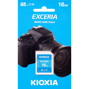 キオクシア Kioxia 海外パッケージ キオクシア SDHC 16GB LNEX1L016GG4 EXCERIA UHS-I Class10 SDカード
