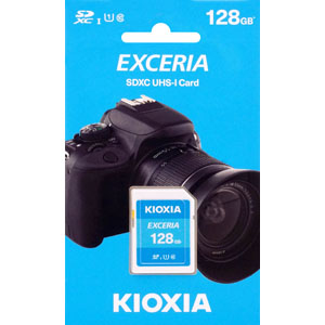 キオクシア Kioxia 海外パッケージ キオクシア SDXC 128GB LNEX1L128GG4 EXCERIA UHS-I Class10 SDカード
