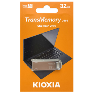 キオクシア Kioxia 海外パッケージ キオクシア USBメモリ 32GB LU366S032GG4 USB3.0