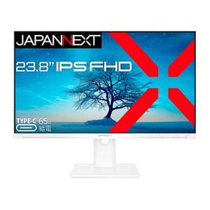 ジャパンネクスト JAPANNEXT JAPANNEXT JN-IPS2381FHDR-C65W-HSP-W PCモニター23.87インチ IPS(HIS)パネル
