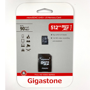 ギガストーン gigastone ギガストーン GSMX/512GU1A マイクロSDXC 512GB Class10 メーカー5年保証