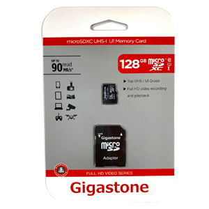 ギガストーン gigastone ギガストーン GSMX/128GU1A マイクロSDXC 128GB Class10 メーカー5年保証