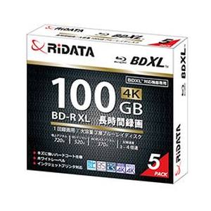 ライデータ RIDATA RIDATA BD-R520PW4X.5P SC A BD-R XL100GB 2-4倍速 ホワイトプリンタブル 5枚