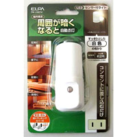 朝日電器 エルパ ELPA エルパ PM-L160 W LEDセンサー付ライト ELPA 朝日電器