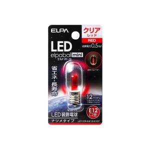 朝日電器 エルパ ELPA エルパ LDT1CR-G-E12-G107 LED電球 ナツメ E12 ELPA 朝日電器