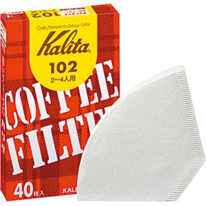 カリタ Kalita カリタ コーヒーフィルター 103 濾紙 箱入り 40枚入り ホワイト 15027