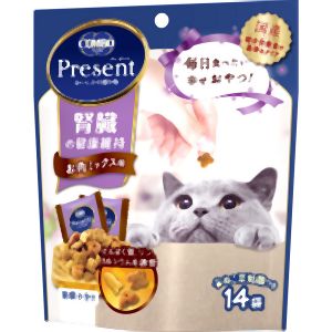 日本ペットフード コンボ プレゼント キャット おやつ 腎臓の健康維持 お肉ミックス味 42g 日本ペットフード