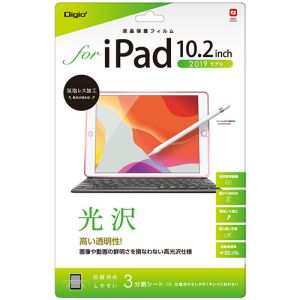 ナカバヤシ Nakabayashi ナカバヤシ TBF-IP19FLK iPad 10.2インチ 2019年モデル用 フィルム 光沢